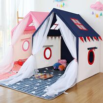Childrens tent Indoor Castle girl split bed artifact Home reading corner Princess room Kindergarten toy game house