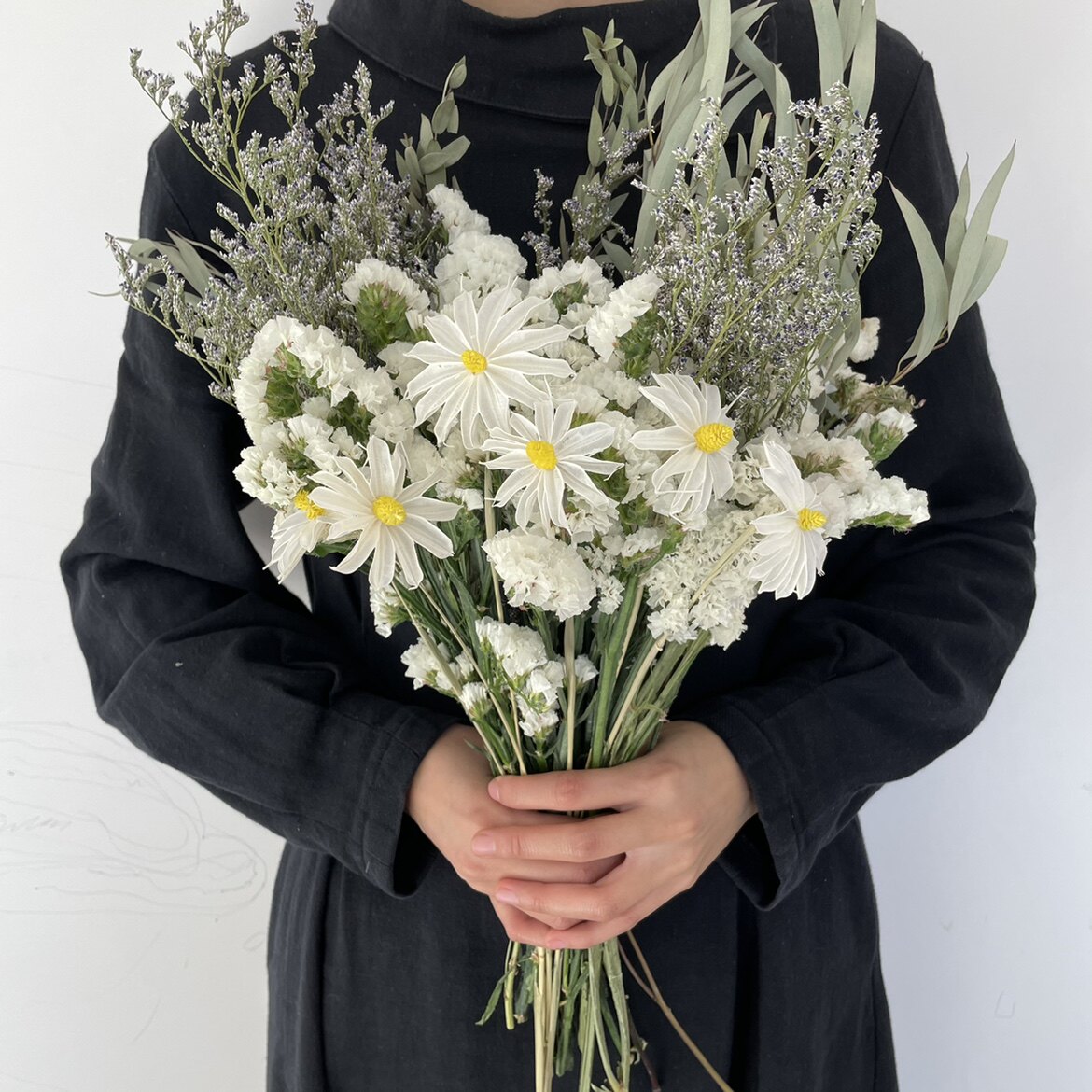 Rose mix dry flowers bouquet with vases home furnishing little frescoed flower arrangements Don't forget I'm full of Star Bouquet Real Flowers