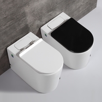 Small-sized electric pulse toilet super-swirling foot-touching siphon-type cisterless ceramic smart toilet