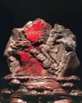 Chinas four famous stones natural Laokeng Changhua chicken blood stone Sheep fat frozen chicken blood stone small seal seal engraving collection