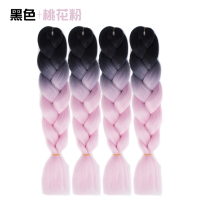 Graft wig small dirty braid braided child light colored braid tie rope street dance Korean version Female Personality