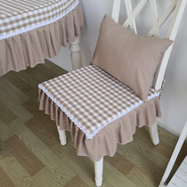 Long oval tablecloth fabric Small fresh dining table cover table cover Rectangular tablecloth round tablecloth Tea table cloth custom