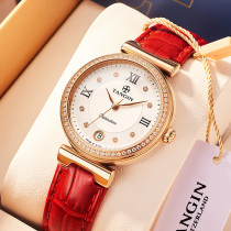 Swiss Tianjun Brands Tangin Fame Watches High-end Leather Strap Ladies 1028 WOMENS QUARTZ WATCH 1028