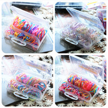 Children Hairband baby baby color disposable rubber band girl base plate hair rope a box price