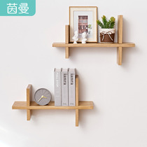 Inman wall shelf TV wall decoration wall hanging wall Bedroom partition Living room bookshelf Wall wall hanging shelf