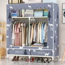 Boy board wardrobe Single sale coat space reinforced box clothing wardrobe Simple simply child cartoon fabric