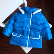 White duck down jacket winter hooded down jacket-10 29