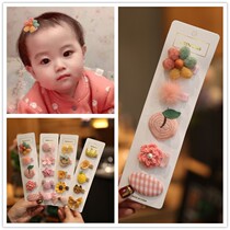 Baby Hair Card Safety Clips Baby Sweat Hair Clips Cute Baby Hair Ornaments Female Girl Does Nt Hurt Hair Accessories