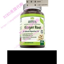 Herbal Secrets Ginger Root Supplement - 550 mg Capsules - E