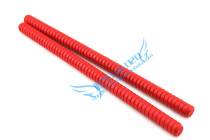 Orff children's percussion instrument red spiral stick rhythm kindergarten early education teaching aid toy wooden stick