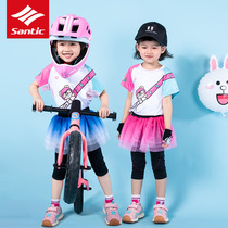 Santic forest land guest 19 years Summer Girl balance car riding seven-point pants scooter sports riding pants