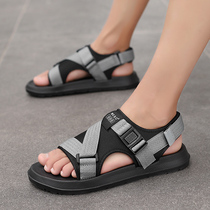 Sandals mens 2022 new summer outwear Anti-slip beach Sport cool Drag Shit Sensation Driving Deodorant Tide Slippers