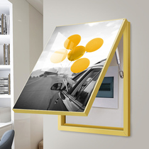 Electric Meter Box Decorative Painting Vertical Light Luxury Electric Box Living Room Main Switch Power Box Cover Aluminum Alloy Border Distribution Box