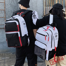 Hong Kong 2020 new schoolbag men and women fashion large-capacity college student backpack Korean version of Harajuku ulzzang