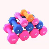 Fitness Room Hexagon Bag Gel Sports Dumbbells for men and women Fitness Fixed Dumbbells 3 5kg4 5kg DUMBBELLS