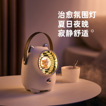 2022 New Spray Fan Star Darling Water Cooled Incense humidifiers Desktop USB Mini Small desktop Air conditioning fan