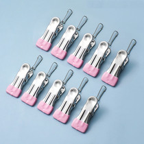 No trace drying clip stainless steel windproof clothes socks clip household single fixed drying clothes small clip