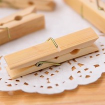 Drying rack Wooden small greenhouse bamboo clip bamboo clip bamboo accessories food drying pants hanger bamboo clip