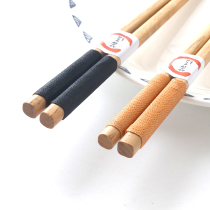 Day Style Pointed Chopstick Creative Winding Solid Wood Chopsticks Home Chopsticks Couple Pair of chopsticks Wood Tableware Hotel Special