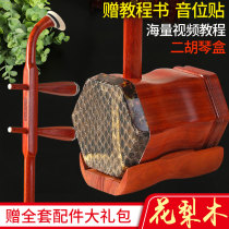 Mahogany Erhu musical instrument Suzhou manufacturers beginners play exam grade adult childrens national musical instrument Huqin