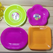 Plastic fruit plate candy plate snack plate melon seed plate dried fruit plate nut plate home living room Round Square variety