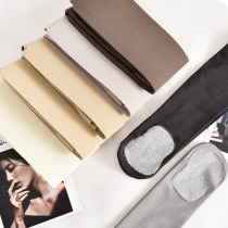 Stockings womens spring and autumn meat-colored thin leggings 160D medium-thick anti-hook silk vertical strip pantyhose wear micro-pressure outside