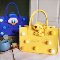 Year of the Ox Baby feast with hand gift Birth full moon 100 days birthday gift gift box Wedding cake Wedding egg Felt portable gift bag