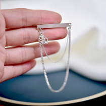 Personality tassel pearl brooch high-end luxury female temperament corsage suit accessories fixed clothes neckline decorations