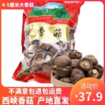 New goods farmhouse hand selection thick winter dried shiitake mushrooms 500g mushroom basswood Mushroom mushroom Henan specialty Xixia delivery