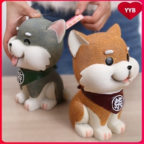 Chai Dog Diha Gifts Bull Year Creative Home Resin Pendulum Pieces Cartoon Money Pot Children Deposit Money Pot Custom Pendulum Pieces