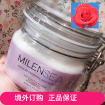Overseas Order Israel MILENSEA Dead Sea Mineral Frost Salt Whole Body Exfoliation Dead Skin Chicken Skin 500g