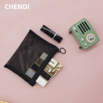  Lipstick bag storage bag female portable small transparent ins bag net yarn small bag for lipstick