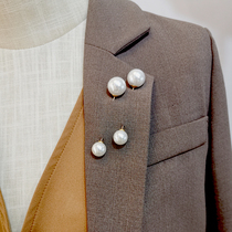 1 pair of price fashion pearl word pin pin four seasons clothing brooch female pin
