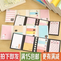 Korean Stationery Fashion Stationery small animals can tear up to four fold N Sticker Convenience Sticker to Sign Wholesale