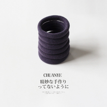 6-piece hair ring Korean hair accessories elastic adult personality thick seamless head rope tie ponytail hair rope headdress female