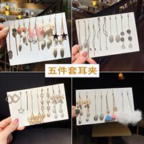 Headdeck and cold wind of the retro-fairy semantic earrings of the earrings of the childrens earrings