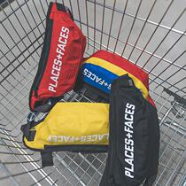 Street trend mens breast-bag letter reflective cycling package Han version of men and womens waistbag outdoor sports single shoulder bag