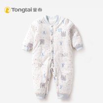Boy and girl baby baby cotton thin cotton clamp cotton and warm cotton jacket crawling clothing