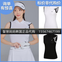 Korean Callaway Callaway Golf Top Women 21 Spring Breathable Slim Lapel Knitted Pullover