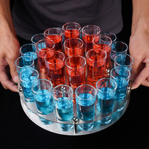 Bar KTV long Bullet Cup Chicken Tail Wine Cup Suit Nightclub Tavern Shot Glass B52 Spirits High Cup Foreign Wine Glass