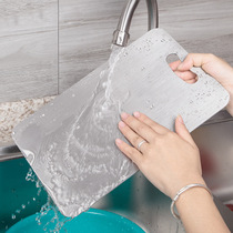 Stainless steel cutting board cutting board antibacterial and mildew-proof fruit special small cutting board panel household and noodle kneading panel