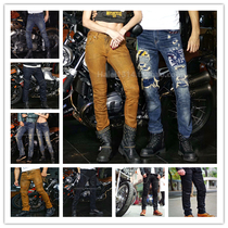 Spot American CZ coating mens and womens Harley riding pants Indian BMW Triumph motorcycle protective jeans