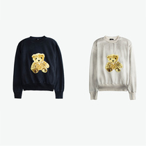 WE11DONE embroidered little bear sweatshirt positive code WD-TS9-20-120