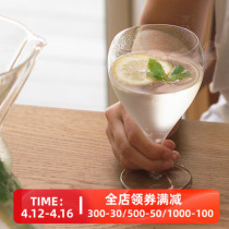 Some Japanese imports of Muramura nitro store Little Deer Bambi series wine glass transparent glass