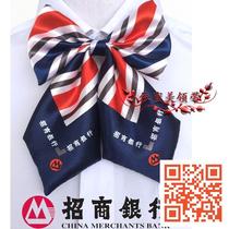 Custom new womens hotel front desk professional collar sleight-of-hand commercial bank uniform bow bow tie