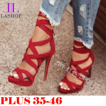 40-45 large size women wedding high heels lady red stiletto