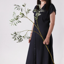 毛橄榄枝带果仿真花绿植假花客厅摆设大型落地高枝绢花装饰品花束