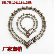 Agricultural Fifty-seven-five 571015 multi-head circular atomizing nozzle ring spray machine gardening dust removal humidification