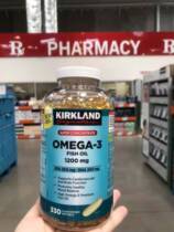 Canadian Kirkland Coran fish oil Omega-3 330 capsules