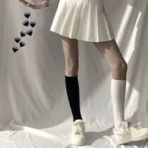 Large calf socks female 200 pounds in tide high tube pile socks fat MM over knee students jk spring and autumn summer thin mode
